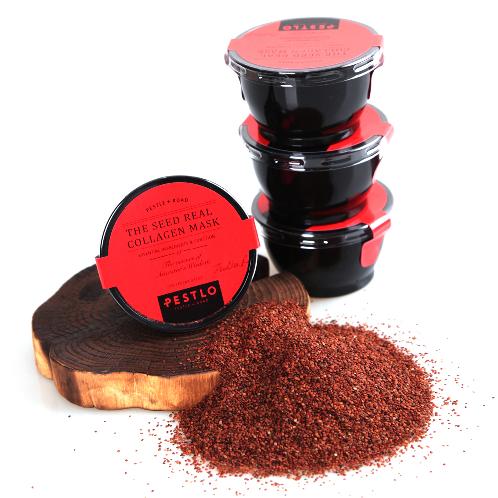 Natural plant collagen mask made with 100% genuine seaweed  skin to be elastic and moisturized